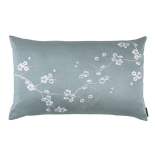 LILI ALESSANDRA Blossom Embroidered Feather Throw Pillow