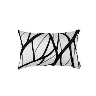 LILI ALESSANDRA Twig Abstract Feather Throw Pillow