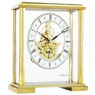 LONDON CLOCK COMPANY Glam Analog Metal Quartz Tabletop Clock