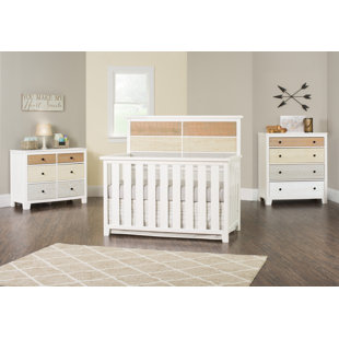 FOREVERECLECTIC™ Ramsha Convertible Standard 3 - Piece Nursery Furniture Set