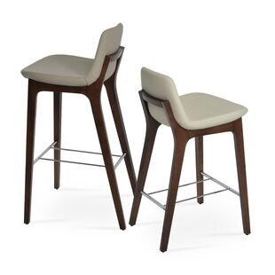 SOHOCONCEPT Pera HB Wood Bar & Counter Stool