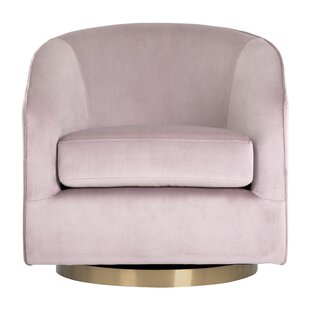 ALLMODERN Knox Velvet Swivel Armchair