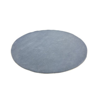 EBERN DESIGNS Enedina Tufted Wool Fog Rug
