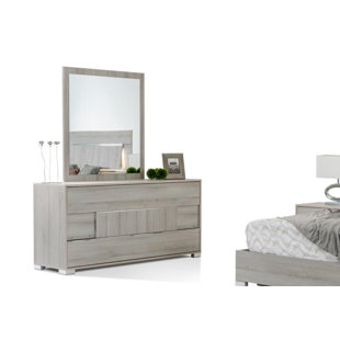 KITSCO Juan Modern 3 Drawer Standard Dresser