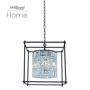 ALLEGRI BY KALCO LIGHTING Joni 6 - Light Dimmable Square / Rectangle Chandelier