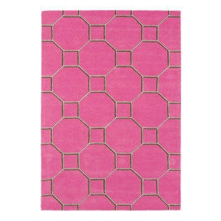 FAIRMONT PARK Cloninger Geometric Hand Woven Pink Area Rug