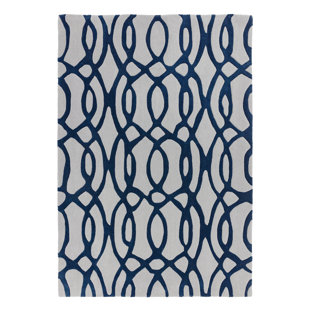 EBERN DESIGNS Louise Hand Tufted Blue/Gray Rug
