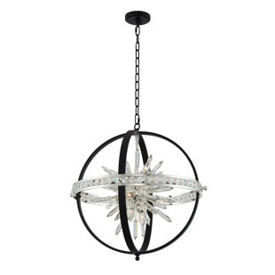 ALLEGRI BY KALCO LIGHTING Angelo 10 Light Modern Classic Casual Luxury Large Pendants by Kalco