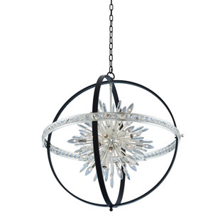 ALLEGRI BY KALCO LIGHTING Angelo 24 Light Modern Classic Casual Luxury Large Pendants by Kalco
