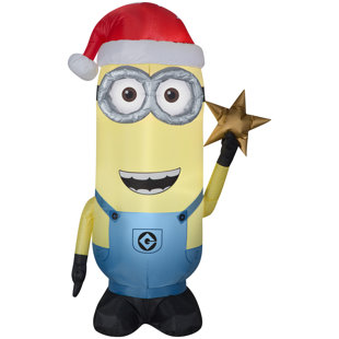 GEMMY INDUSTRIES Minions Kevin with Star Inflatable