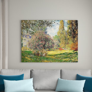 ASTORIA GRAND Holzbild Der Park von Claude Monet
