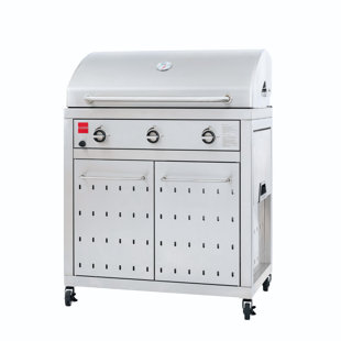 Fuego Living 3 - Burner Countertop Liquid Propane Gas Grill