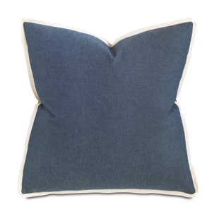 THOM FILICIA HOME COLLECTION BY EASTERN ACCENTS Wainscott Denim Cotton Blend Pillow Sham