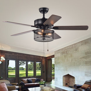 WILLISTON FORGE Amaud 52'' Ceiling Fan with Light Kit