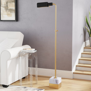 BRAYDEN STUDIO® Ridenour 56.5'' Brass Gold Task Floor Lamp