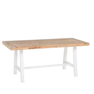 DAKOTA FIELDS Tinna Chrome Dining Table