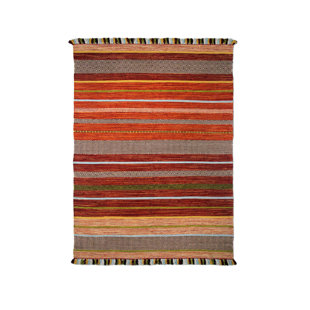 LATITUDE VIVE Chiodo Striped Hand Woven Area Rug