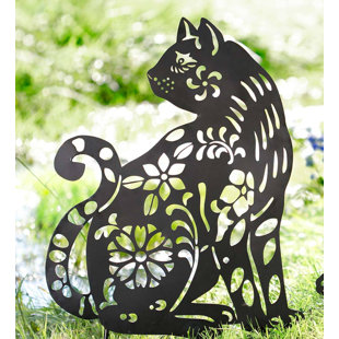 WIND & WEATHER Metal Animals Garden Stake