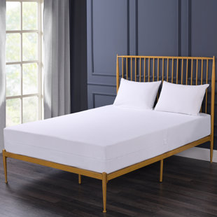 WHITE NOISE Syrna Waterproof Zipper Mattress Protector Mattress Protector Case Pack