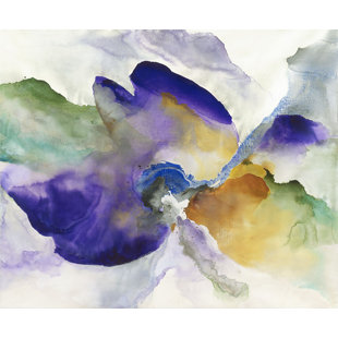 JHR ART Jennifer Hollack Raboin " Violet Botanic " by Jennifer Hollack Raboin Painting Print