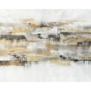 JHR ART Golden Filagree by Jennifer Hollack Raboin - Painting on Canvas