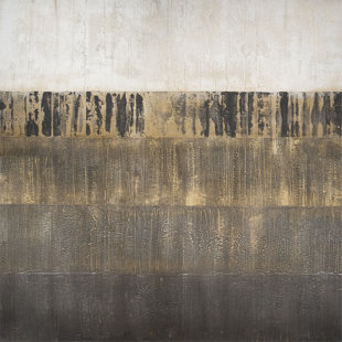 JHR ART Metallic Shift " Metallic Shift 1 " by Jennifer Hollack Raboin Painting Print