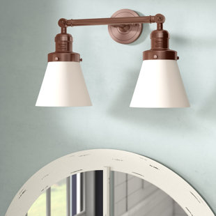 BREAKWATER BAY Gehring 2-Light Dimmable Vanity Light