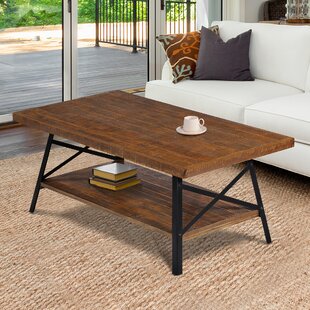 COMFOREST Solid Wood Top Coffee Table