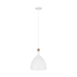 ED ELLEN DEGENERES Darwin 1 - Light Matte White Single Pendant