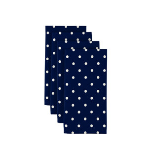 FABRIC TEXTILE PRODUCTS, INC. Polyester Polka Dots Square Napkin (Set of 12)