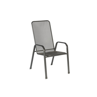 KAMPEN LIVING Johannes Folding Patio Dining Armchair (Set of 2)
