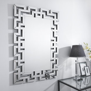 EAST URBAN HOME Delk Glam Beveled Venetian Accent Mirror