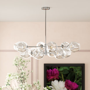 ETTA AVENUE™ Helen 12 - Light Dimmable Sputnik Chandelier