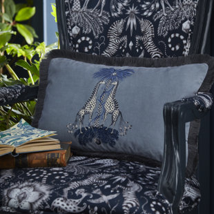 EMMA J SHIPLEY FOR CLARKE & CLARKE Kruger Boudoir Filled Cushion
