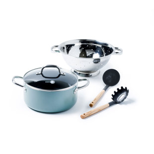 GreenPan Mayflower 5-Teiliges Kochgeschirr Set mit keramischer Antihaftbeschichtung