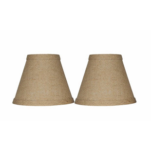 BAY ISLE HOME™ Burlap Empire Lamp Shade (Set of 2)