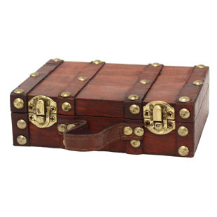 QUICKWAY IMPORTS Wooden Memory Box