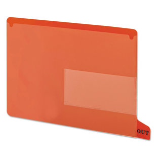 SMEAD MANUFACTURING COMPANY Smead® Colored Vinyl Outguides With Pockets Polypropylene, Vinyl & Pvc File Guides