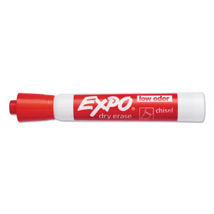 EXPO Marks-A-Lot® Desk Style Dry Erase Marker Low-Odor Broad Chisel Tip