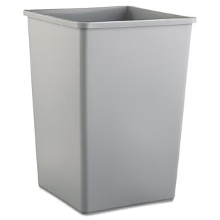 RUBBERMAID COMMERCIAL PRODUCTS Untouchable & Reg Plaza Container 35 Gallon Trash Can