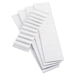 ESSELTE PENDAFLEX CORPORATION Blank Inserts for Hanging File Folders, 1/5 Tab, Two", 100/Pack