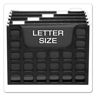 ESSELTE PENDAFLEX CORPORATION Oxford® DecoFlex® Desktop File With Hanging Folder PVC / Vinyl Hanging Files Open