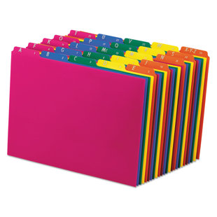 ESSELTE PENDAFLEX CORPORATION Pendaflex® Poly Top Tab File Guides PVC / Vinyl Flat Files Open (Set of 25)