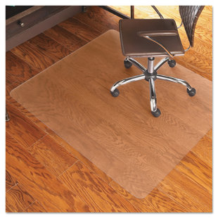 ADVANTUS CORP. Advantus® Hard Floor Chair Mat Rectangular Chair Mat with Straight Edge for Firm Surfaces