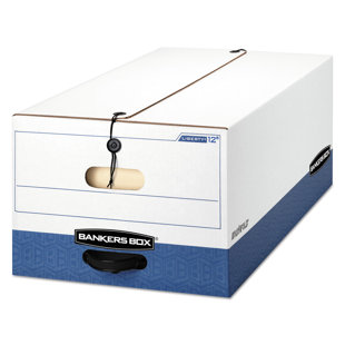 BANKERS BOX® Liberty Max Strength Storage Box, Legal, 15 x 24 x 10, WE/BE, 12/Ctn