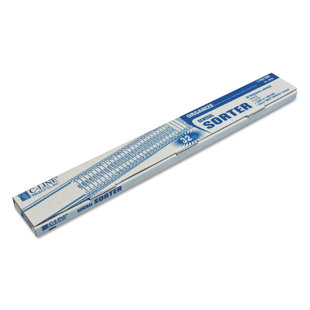 C-LINE PRODUCTS, INC. C-Line® Plastic Indexed Sorter PVC / Vinyl File Folder Sorters