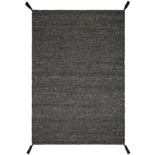 ED ELLEN DEGENERES CRAFTED BY LOLOI Handmade Flatweave Charcoal Rug
