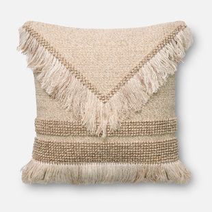 ED ELLEN DEGENERES CRAFTED BY LOLOI Fringed Throw Pillow