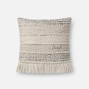 ED ELLEN DEGENERES CRAFTED BY LOLOI Fringed Throw Pillow