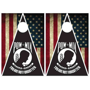 VictoryStore.com Solid Wood Foldable and Cornhole Board with Carrying Case